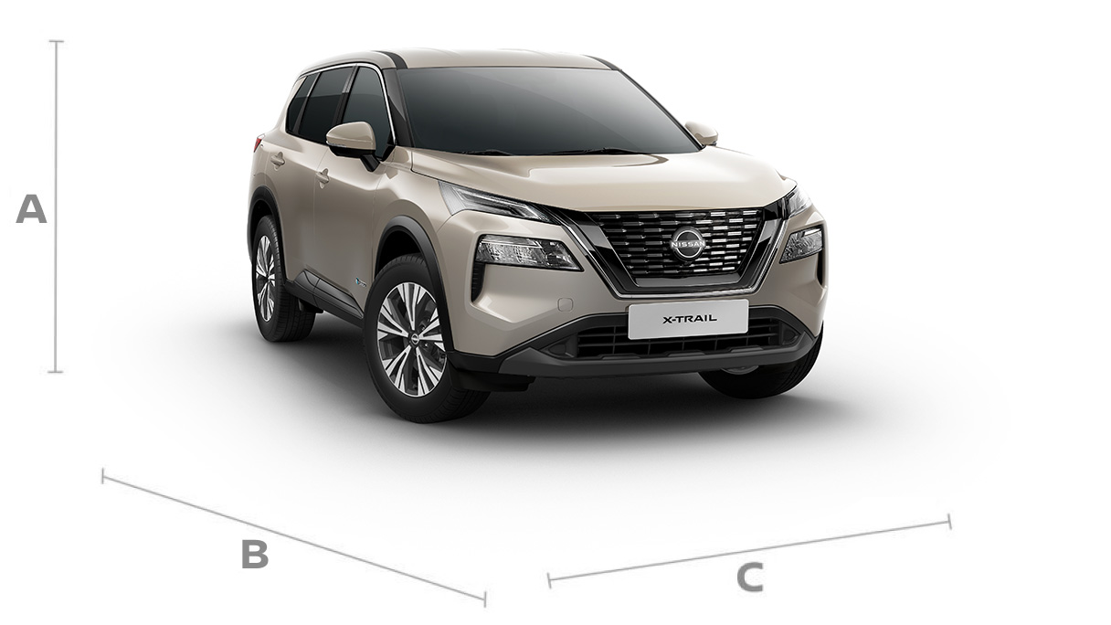 X-TRAIL 60 dimensoes
